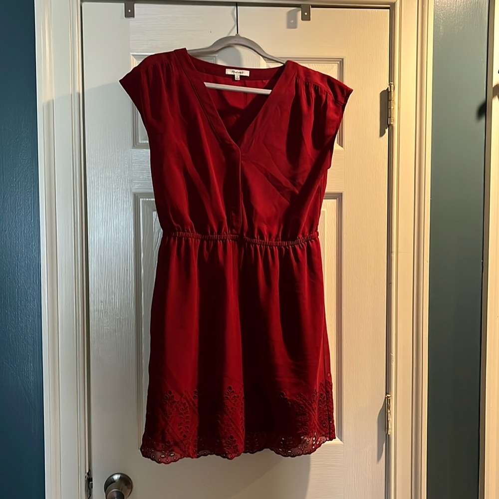 Madewell size 6 red dress